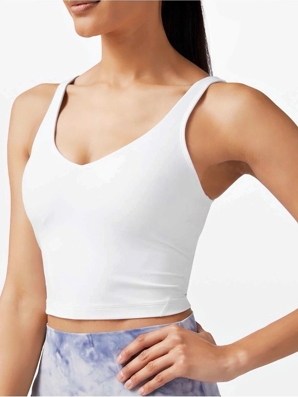 lululemon Align Tank Top White Crop Top Size 0